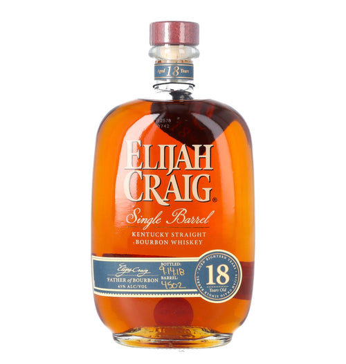 Elijah Craig 18 Year Old Single Barrel Bourbon