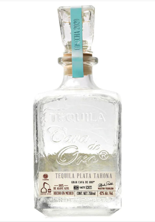 Cava De Oro Plata Tahona Tequila