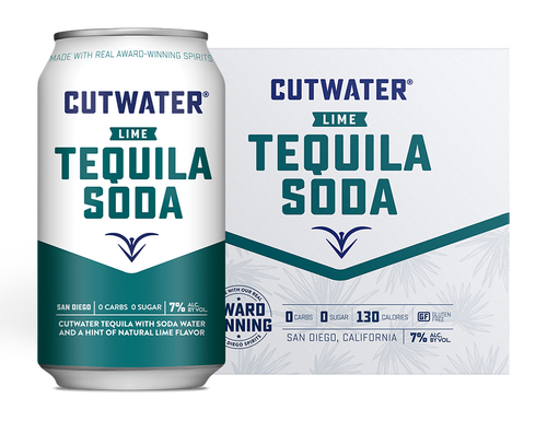 CutWater Tequila Soda 4/12oz