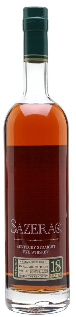 SAZERAC RYE 18 YEAR OLD 2014 750ml 90 Proof