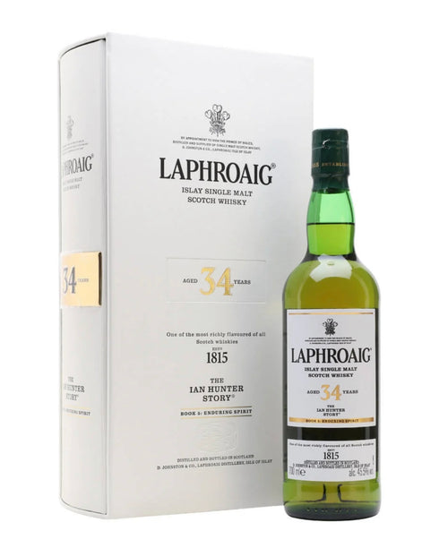 Laphroaig 34 Year The Ian Hunter Book 5: Enduring Spirit Single Malt Scotch Whisky 750ml