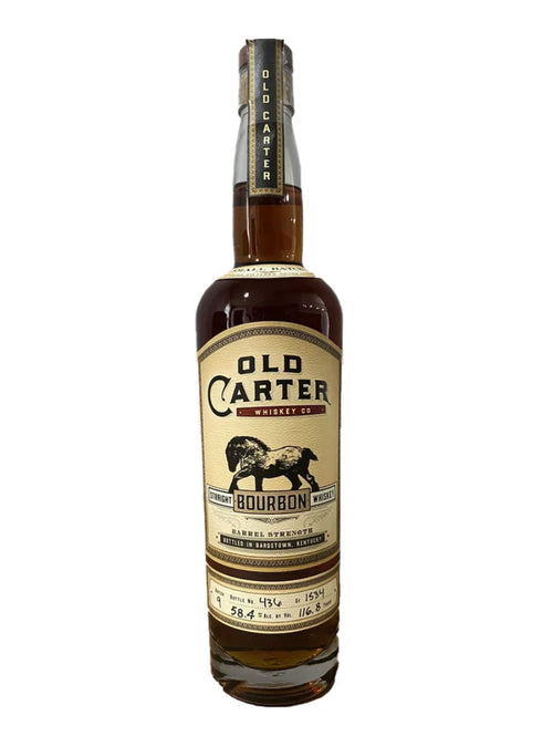 Old Carter Straight Rye Whiskey Batch #9 116.4 Proof