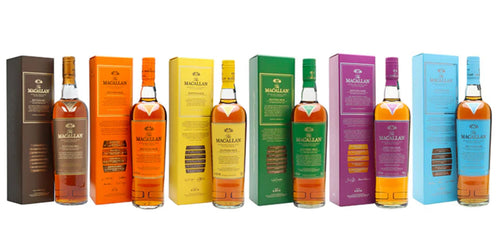 The Macallan Edition Series Complete Set No. 1 - No. 6