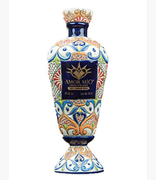 Amor Mio Reposado Ceramica Blue Tequila