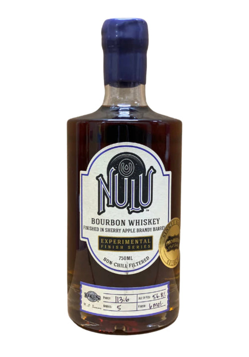 Nulu Experimental Series Sherry Apple Brandy Barrel Finished Bourbon Whiskey