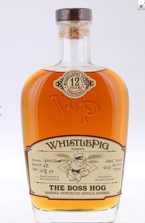 WhistlePig The Bosshog Spice Dancer Single Barrel 1st Edition