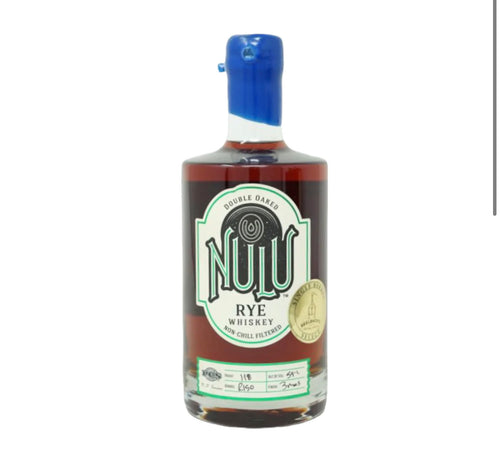 Nulu Double Oaked Rye Whiskey 110 Proof