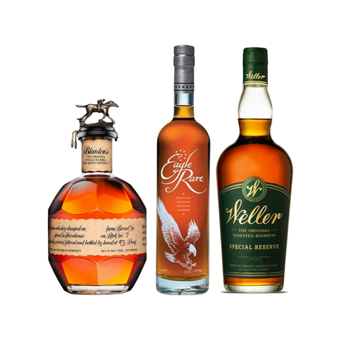 Blanton’s Original Single Barrel, Eagle Rare Bourbon 10 Year & Weller Special Reserve Whiskey Bundle
